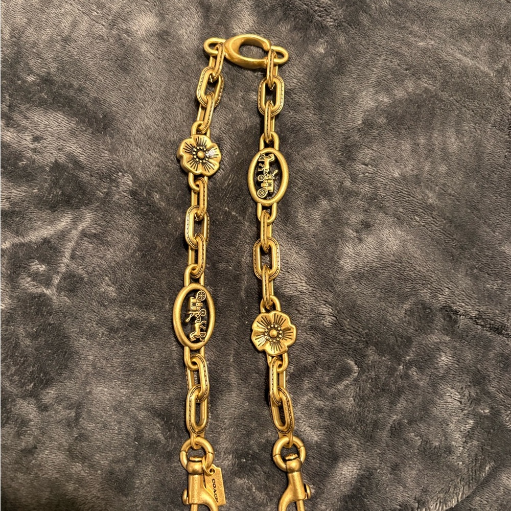 Coach horse and carriage chain strap